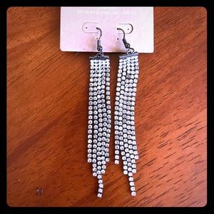 Rhinestone Duster Earrings